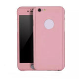 Phone Case Cover Elegant Anti-Drop Anti-Scratch Shell Screen Protector PC Bumper Waterproof Tempered Glass Skin