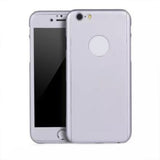 Phone Case Cover Elegant Anti-Drop Anti-Scratch Shell Screen Protector PC Bumper Waterproof Tempered Glass Skin