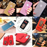 Luxury Bling Glitter Soft Crystal TPU Phone Case Cover For iPhone 5S 6 6S Plus