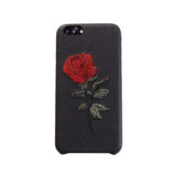 Cover Phone Skin Durable Shell Case Rose Embroidery